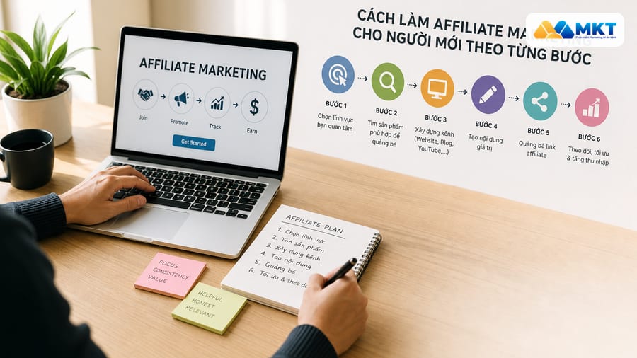 Người sáng tạo nội dung xem biểu đồ hoa hồng khi tìm hiểu làm affiliate là gì